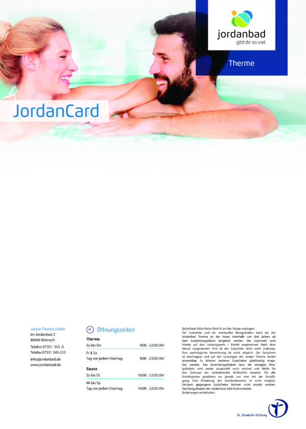 Gutscheinpapier JordanCard