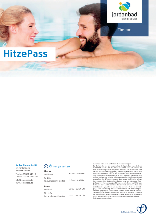 Gutscheinpapier HitzePass